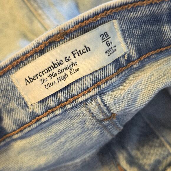 Abercrombie & Fitch The 90's straight ultra high rise jeans - Picture 3 of 4